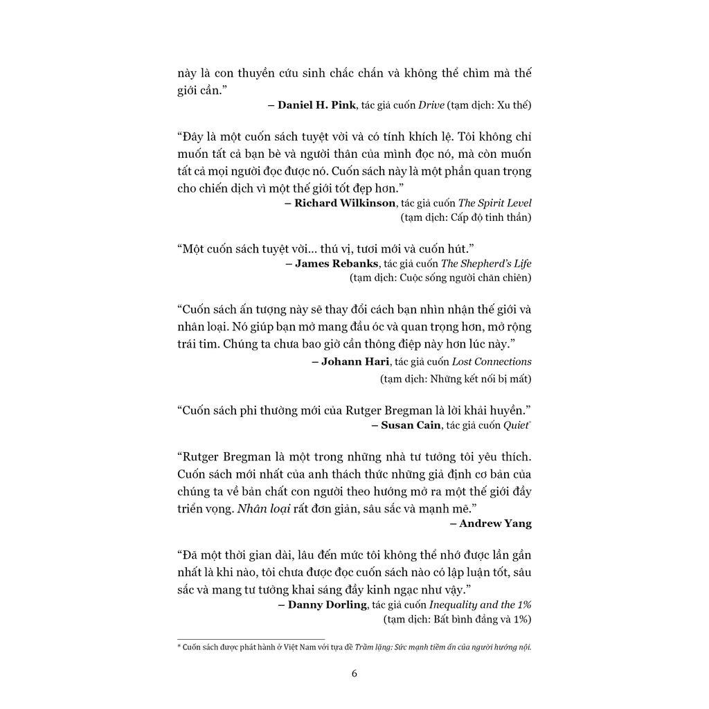 Sách - Nhân Loại - Một Lịch Sử Tràn Đầy Hi Vọng - Tân Việt Books