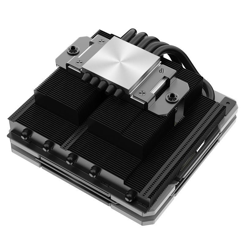 Khuyến mại ID-COOLING IS-55 phiên bản bôi đen phần mỏng 12CM giảm áp năm ống dẫn nhiệt Tản nhiệt CPU hỗ trợ 1700