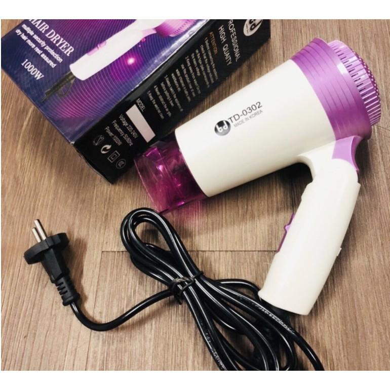 Máy sấy tóc du lịch MINI gấp TD-0302