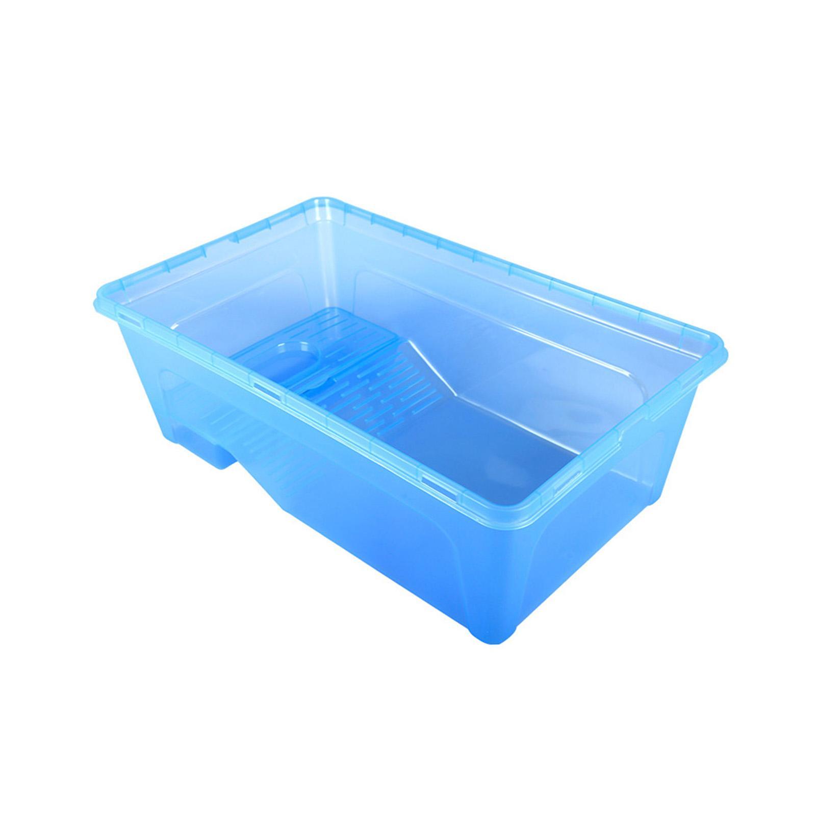 Reptile Habitat Box Turtles Tank Aquarium for Frog Tortoises Hermit Crabs