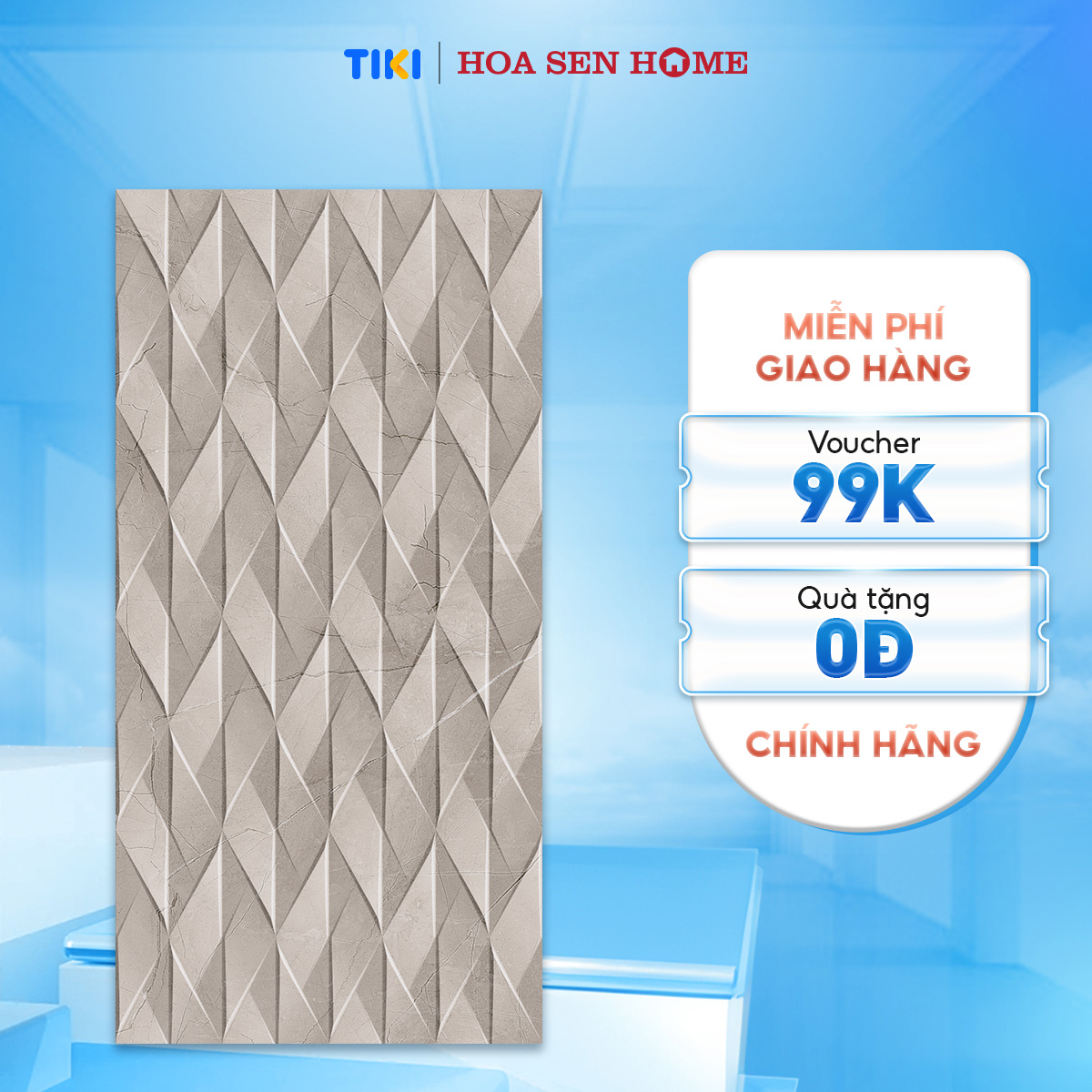 Gạch men ốp tường LUSTRA INCEF0300600006D1 loại gạch ceramic độ dày 9mm, gạch 1 face, kích thước 300mmx600mm - Hàng chính hãng