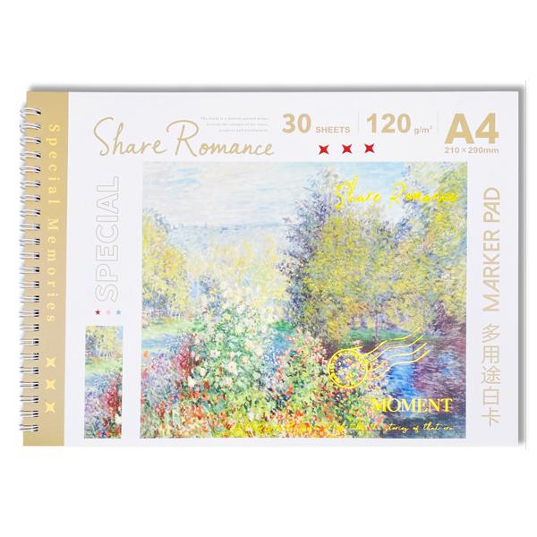 Tập Vẽ Lò Xo A4 - 120gsm - Depai 2002-25 (30 Tờ) - Share Romance