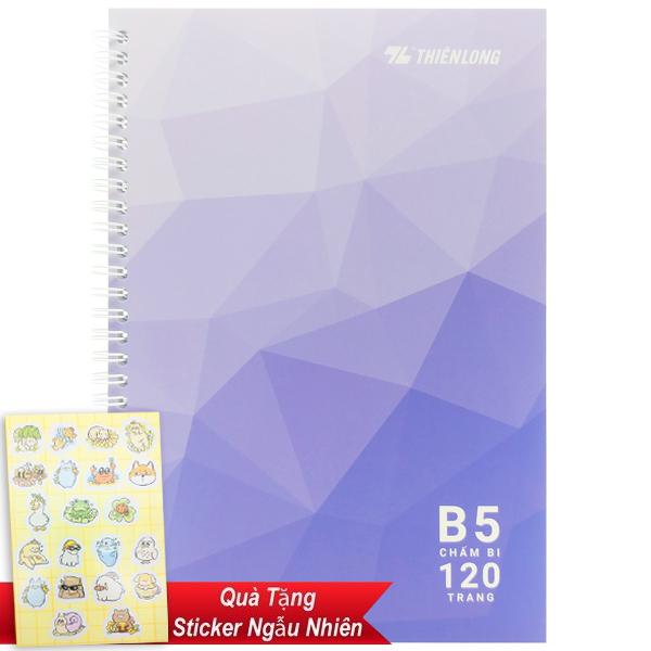 Sổ Lò Xo B5 Chấm 120 Trang 100gsm - Thiên Long MB-018