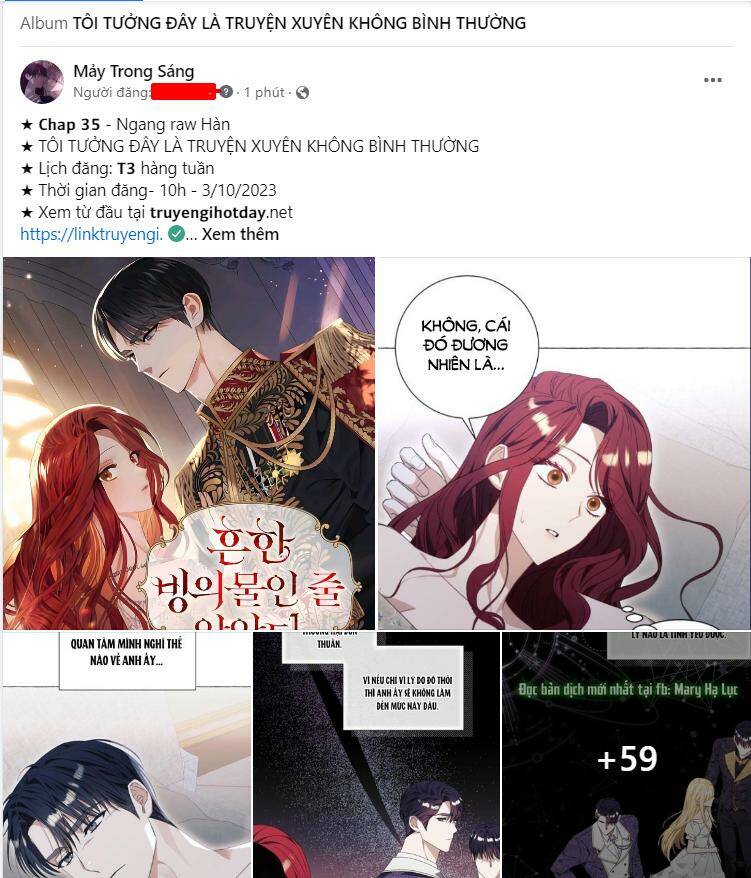 tôi tưởng đó chỉ là tiểu thuyết trọng sinh bình thường chapter 35.1 1