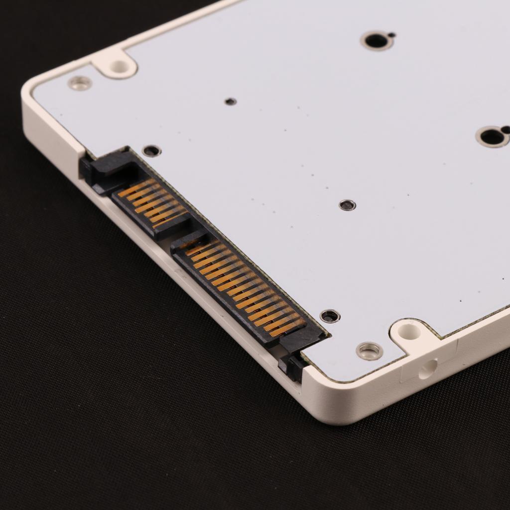 MSATA SSD to 2.5inch 3.0 HDD Enclosure Adapter Card White