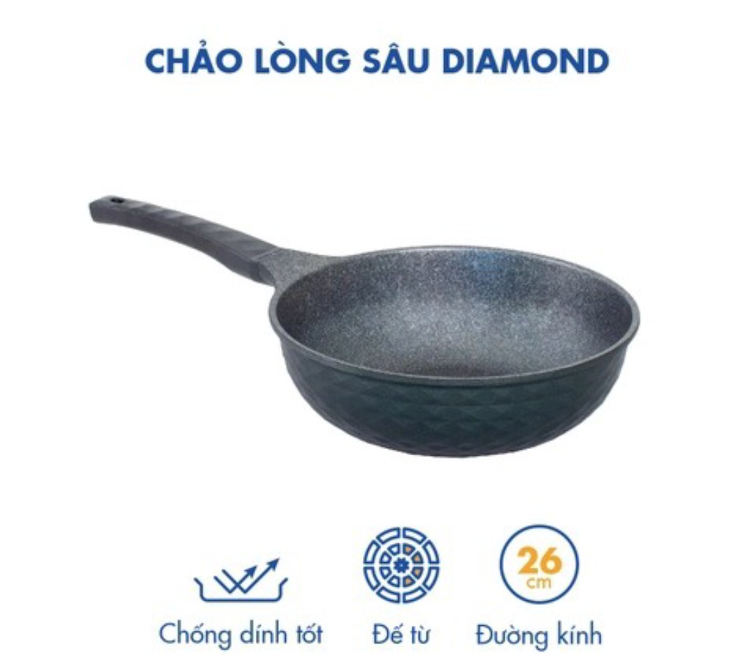 Chảo sâu Diamond Korea King size KW-26DI