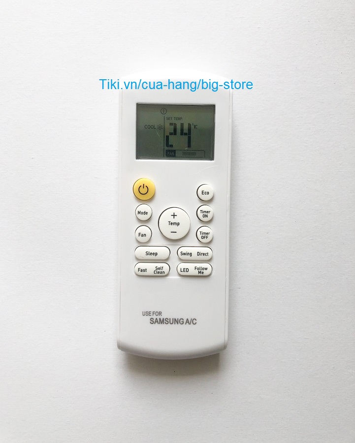 Remote Dành Cho SAMSUNG Điều Khiển Máy Lạnh Điều Hòa Kèm Pin