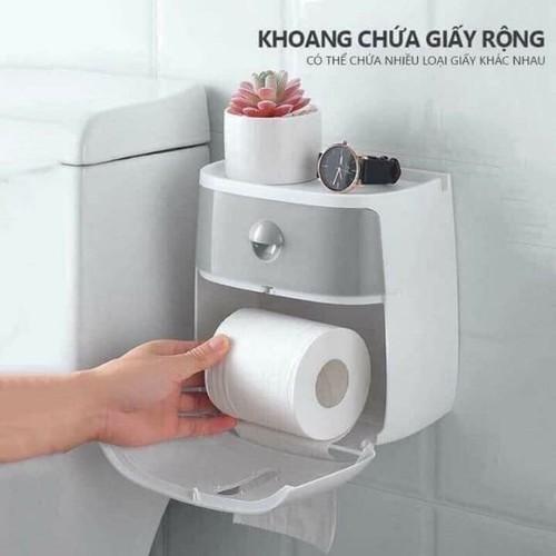 Hộp đựng Giấy Vệ Sinh Cao cấp 2 tầng