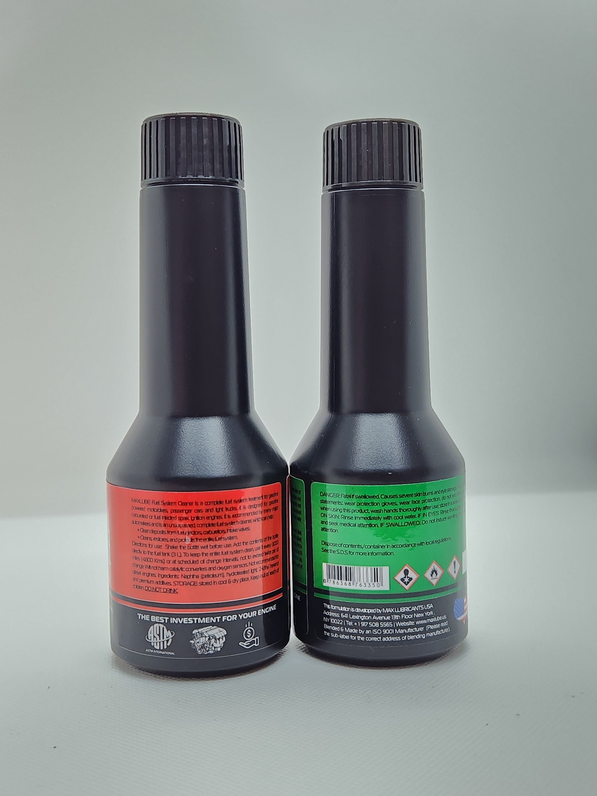 Combo Phụ Gia Súc Béc Xăng Maxlube tặng kèm phụ gia súc rửa động cơ Maxlube - Làm Sạch Cặn Carbon Buồng Đốt Kim Phun Van