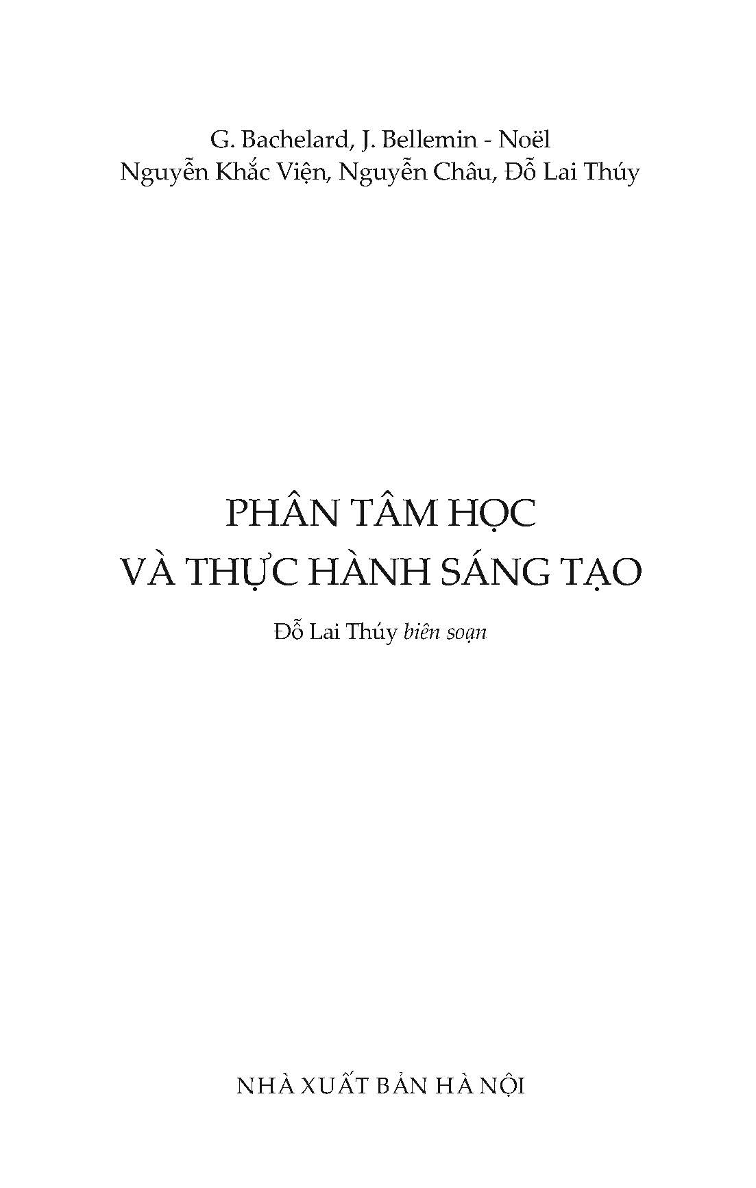 Phân Tâm Học Và Thực Hành Sáng Tạo