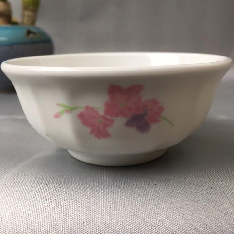 Chén Tương ,Bát Mắm hoa đỏ 3006 sứ  Cao cấp