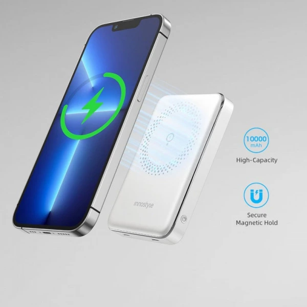 Pin sạc dự phòng Innostyle 10.000 mAh 20W PowerMag Slim Hàng Chính Hãng