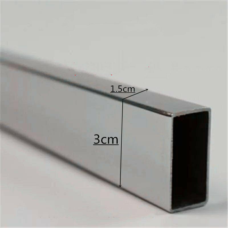 Thanh inox hộp 15x30 dùng để treo quần áo và móc phụ kiện Thanh hộp chữ nhật inox không gỉ 15*30mm dùng để cài móc treo