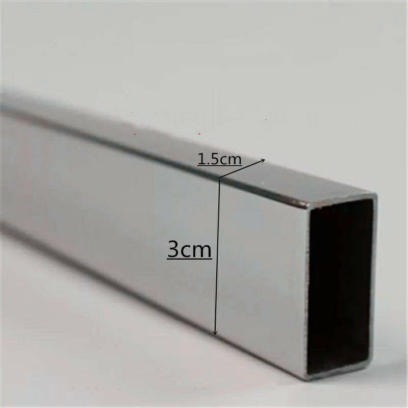 thanh inox hộp 15x30 dùng để treo quần áo và móc phụ kiện Thanh hộp chữ nhật inox không gỉ 15*30mm dùng để cài móc treo