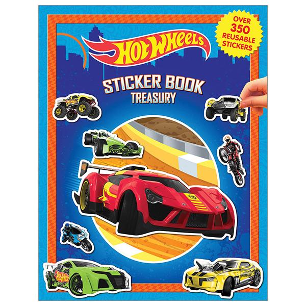 Mattel Hot Wheels Sticker Book Treasury