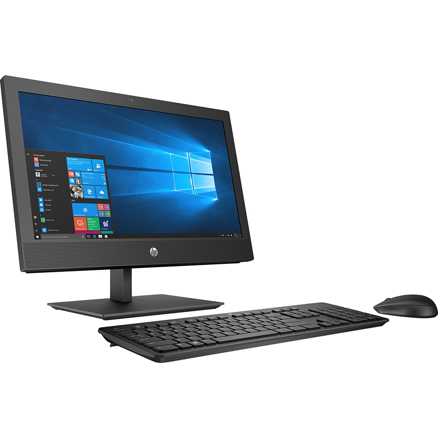 PC HP All in One ProOne 400 G5 8GA57PA (i3-9100T/4GB RAM/1TB HDD/23.8&quot; FHD/DVDRW/WL+BT/K+M/Win 10) - Hàng Chính Hãng