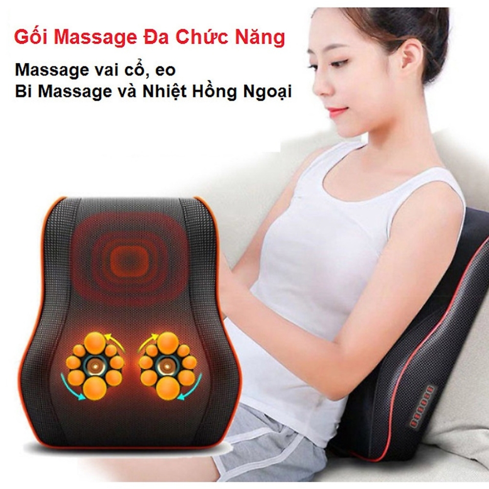 Gối Massage cổ vai gáy thế hệ mới Lexical - Hàng nhập khẩu