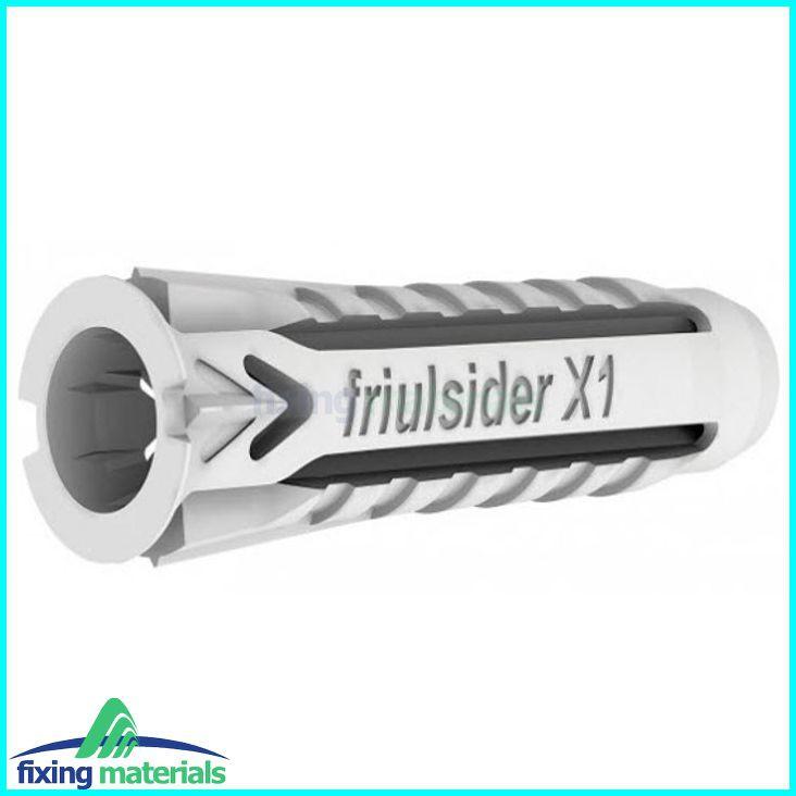 Combo 100 cái tắc kê nhựa Friulsider X1 (SX tại Ý) + 1 mũi khoan Heller (SX tại Đức)