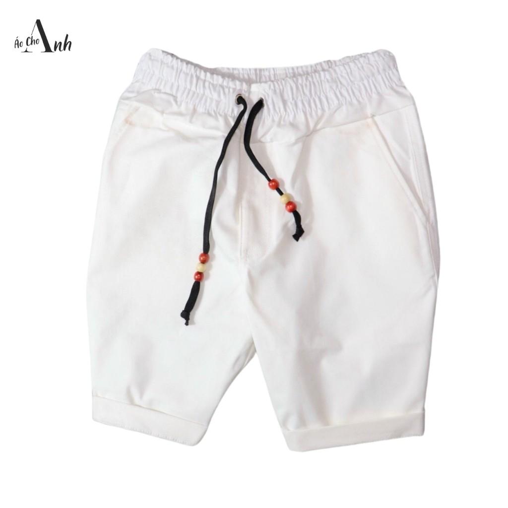 Quần ngố nam chất kaki co giãn form JOGGER đùi nam nhiều màu - QH009
