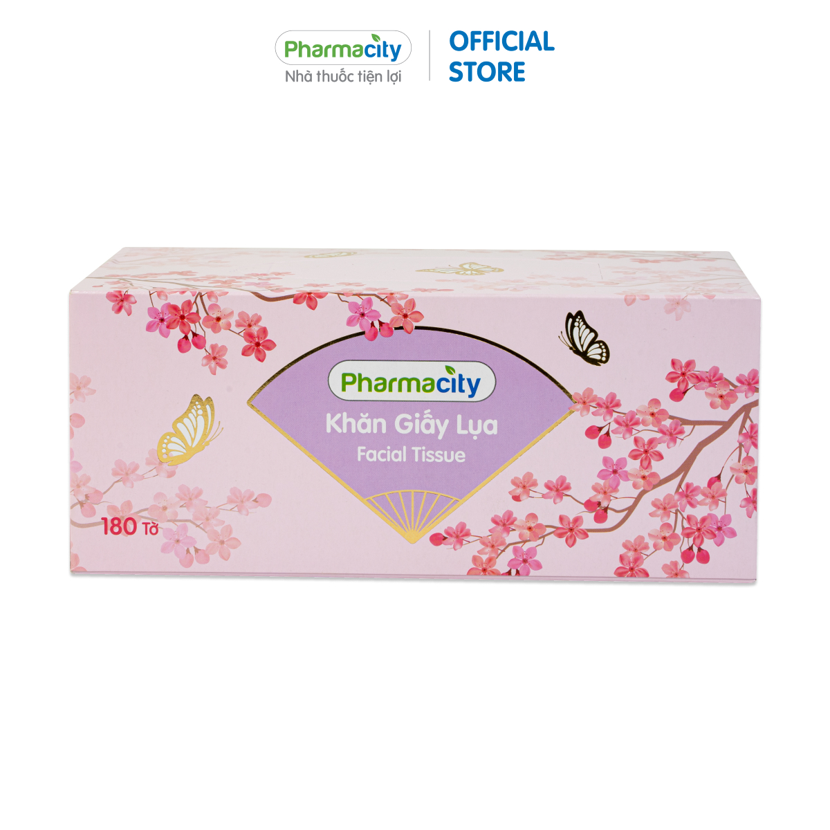 Khăn giấy Pharmacity Festive (Hộp 180 tờ)