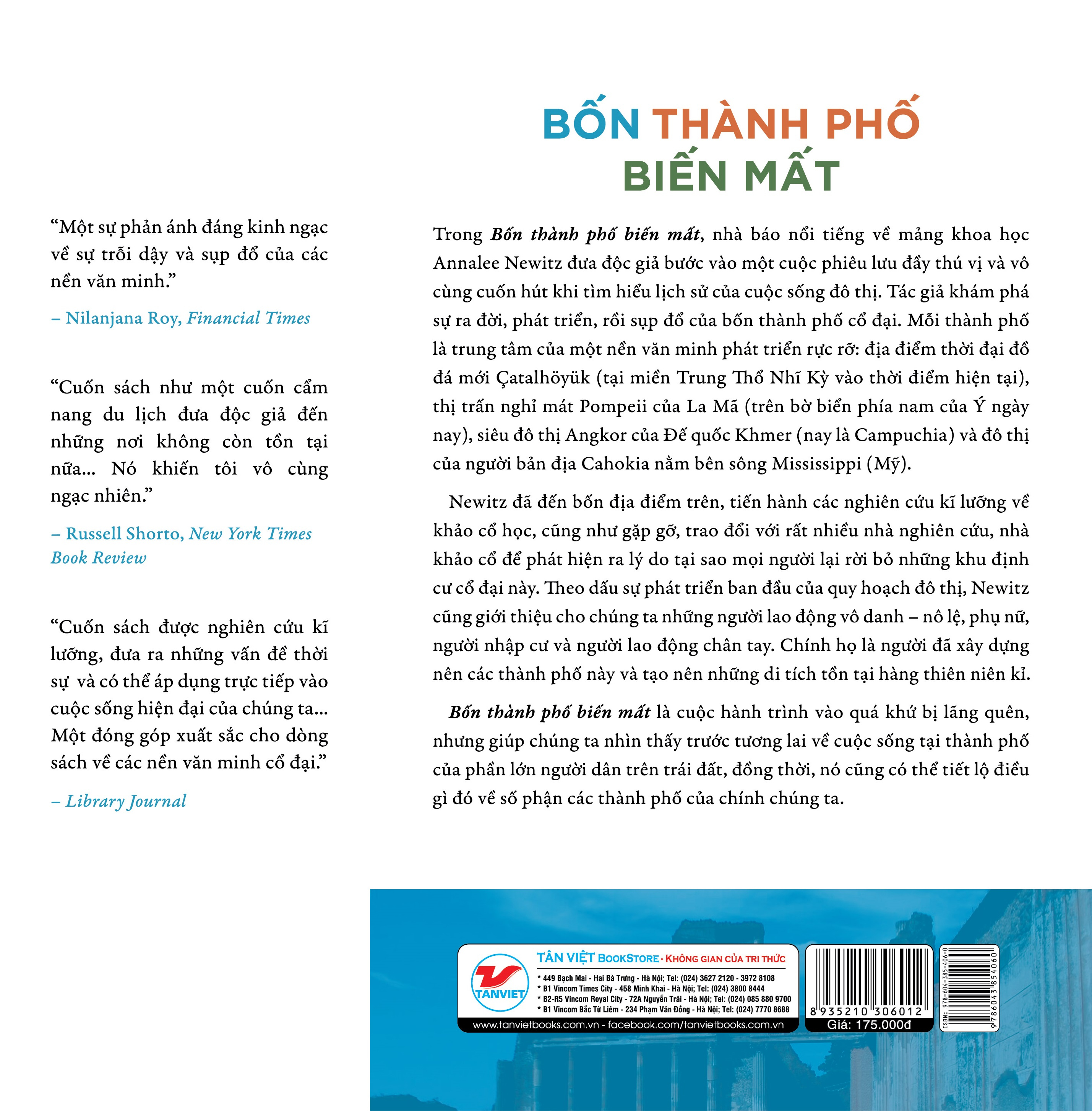 Bốn Thành Phố Biến Mất - Lịch Sử Bí Ẩn Về Kỉ Nguyên Đô Thị