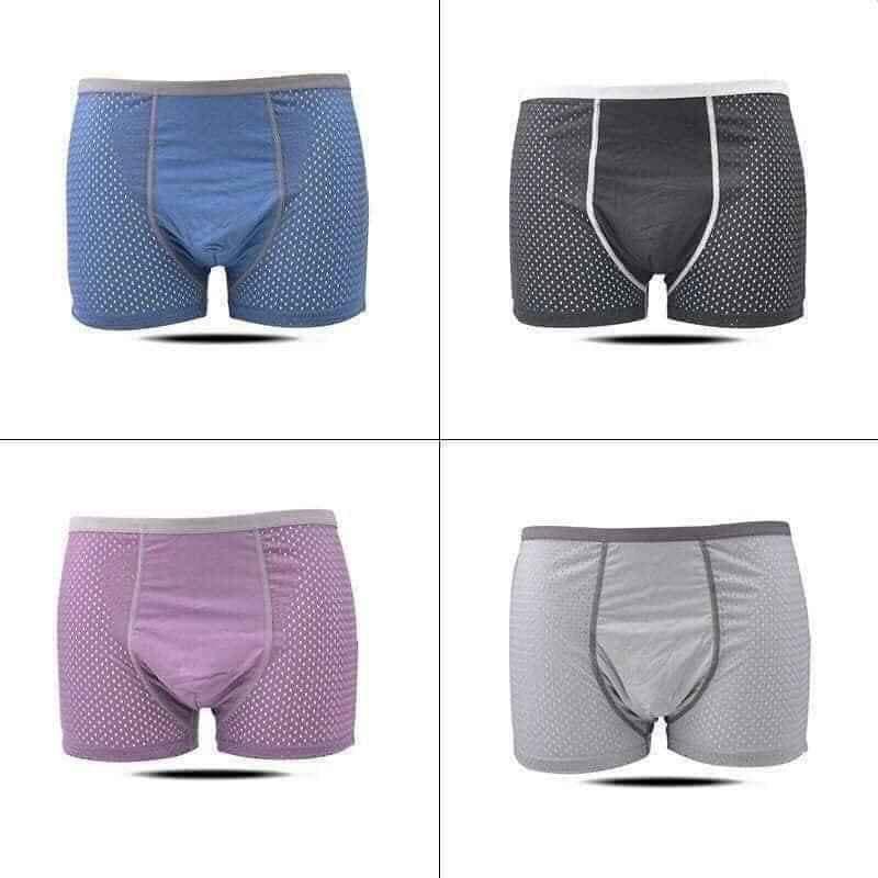 Hộp 4 sịp đùi MEN'S , quần lót boxer thông hơi cao cấp dành cho nam - SDNMEN