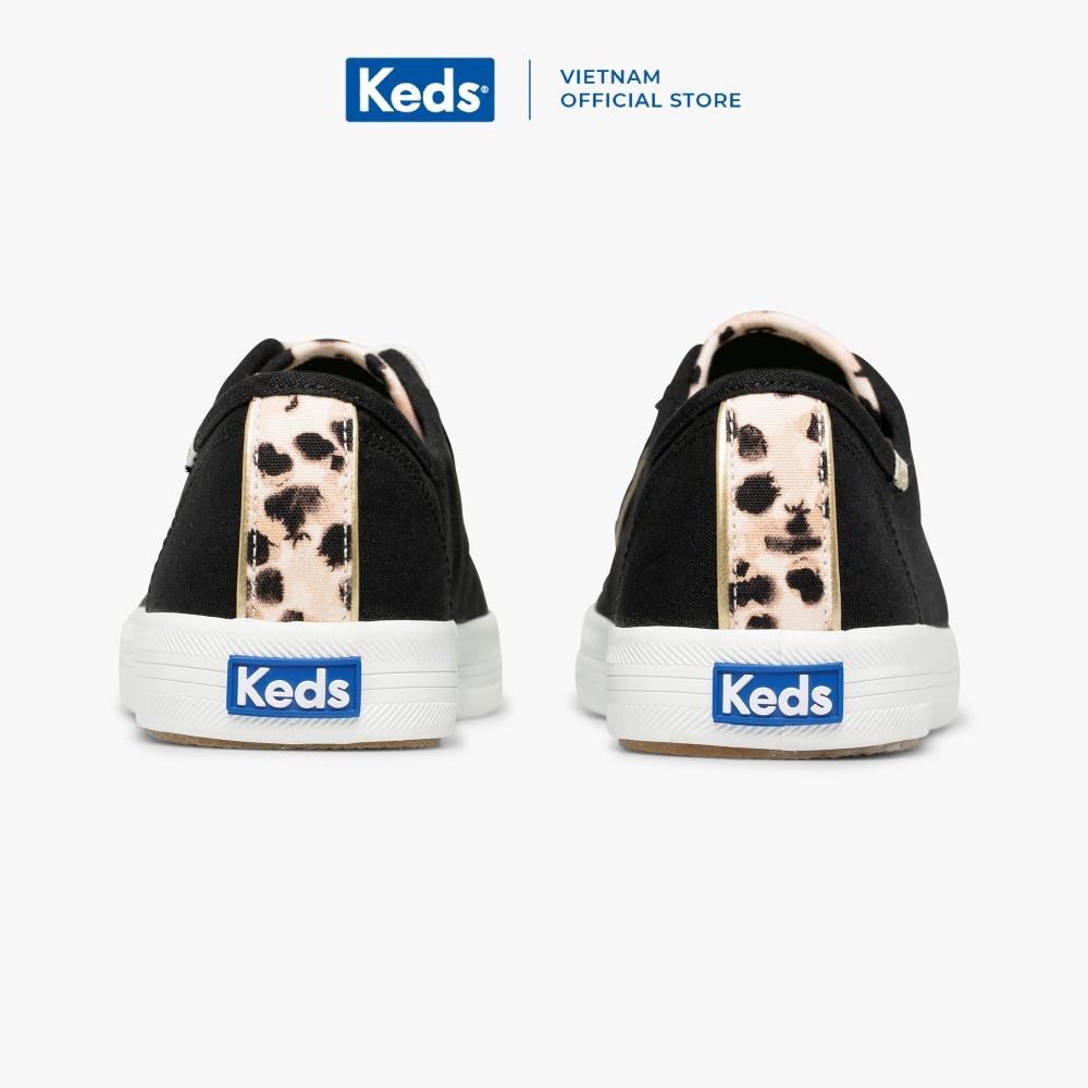 Giày Keds Nữ- Kickstart Leopard Pop Canvas Black- KD065959