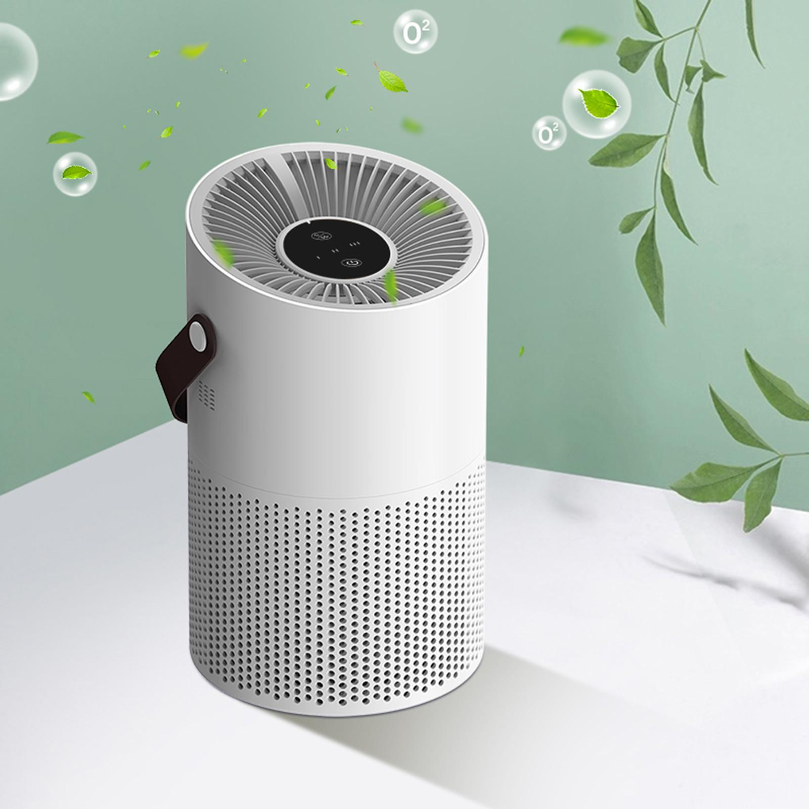 Portable Desktop Air Purifiers Air Cleaner for Home Bedroom Pollen
