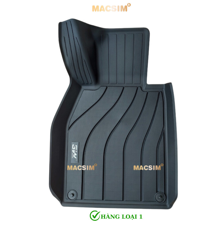 Thảm lót sàn xe ô tô Porsche 911 Nhãn hiệu Macsim 3W chất liệu nhựa TPE đúc khuôn cao cấp - màu đen