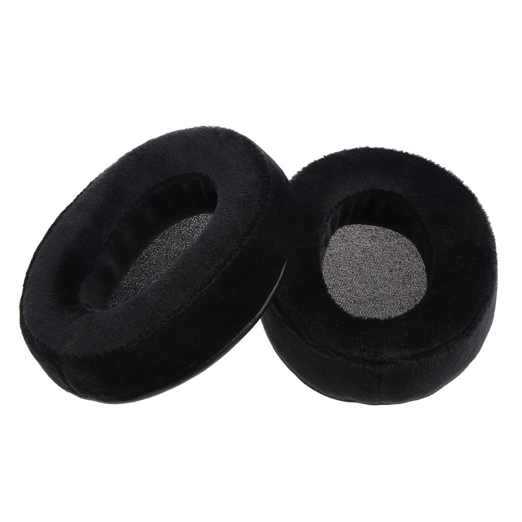 Pair Replacement Pads for  MDR V6 Gaming Headphone Black