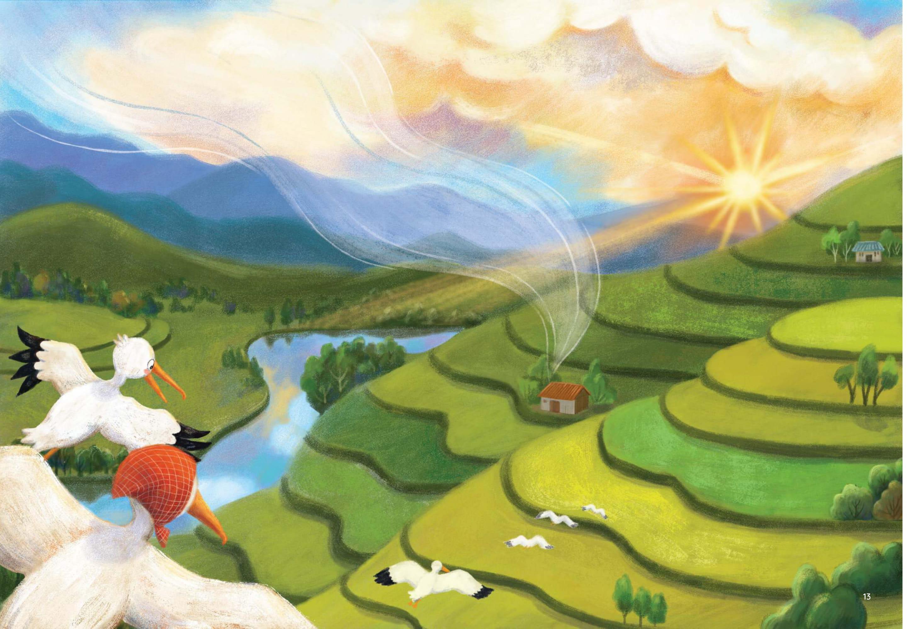 Sách - Những Truyện Hay Viết Cho Thiếu Nhi - Phiên Bản Sách Tranh - Bồ Nông Có Hiếu