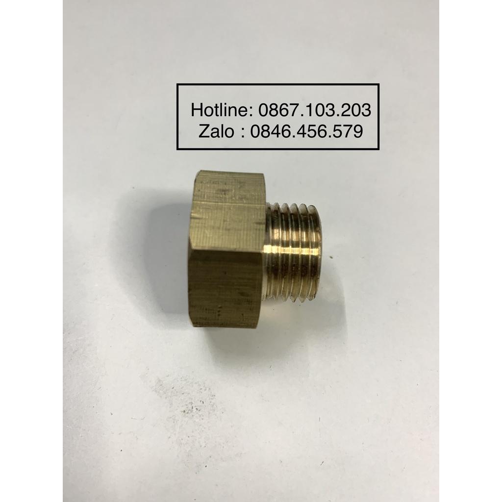 Nối Hụt Ren Trong 27mm Ren Ngoài 21mm Đồng Thau