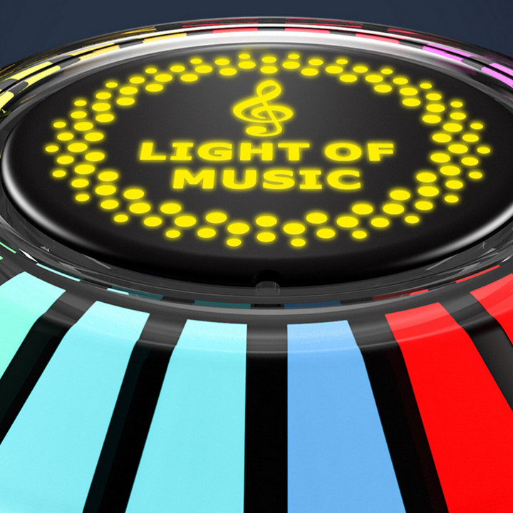 Nước Hoa Cảm Biến Theo Nhạc Rhythm Round by App Trên Ô Tô - Home and Garden