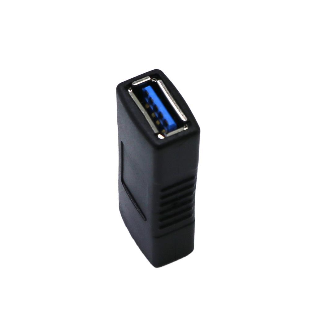 5Pcs USB 3.0 Type A Female to Female Adapter Coupler Changer Connector Black
