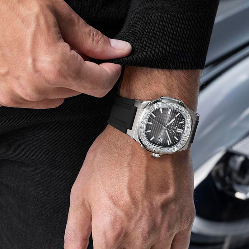 Đồng hồ nam chính hãng I&W Carnival 721G2-D3 kính sapphire,chống xước,chống nước 50m,Bh 24 tháng,máy cơ (automatic)