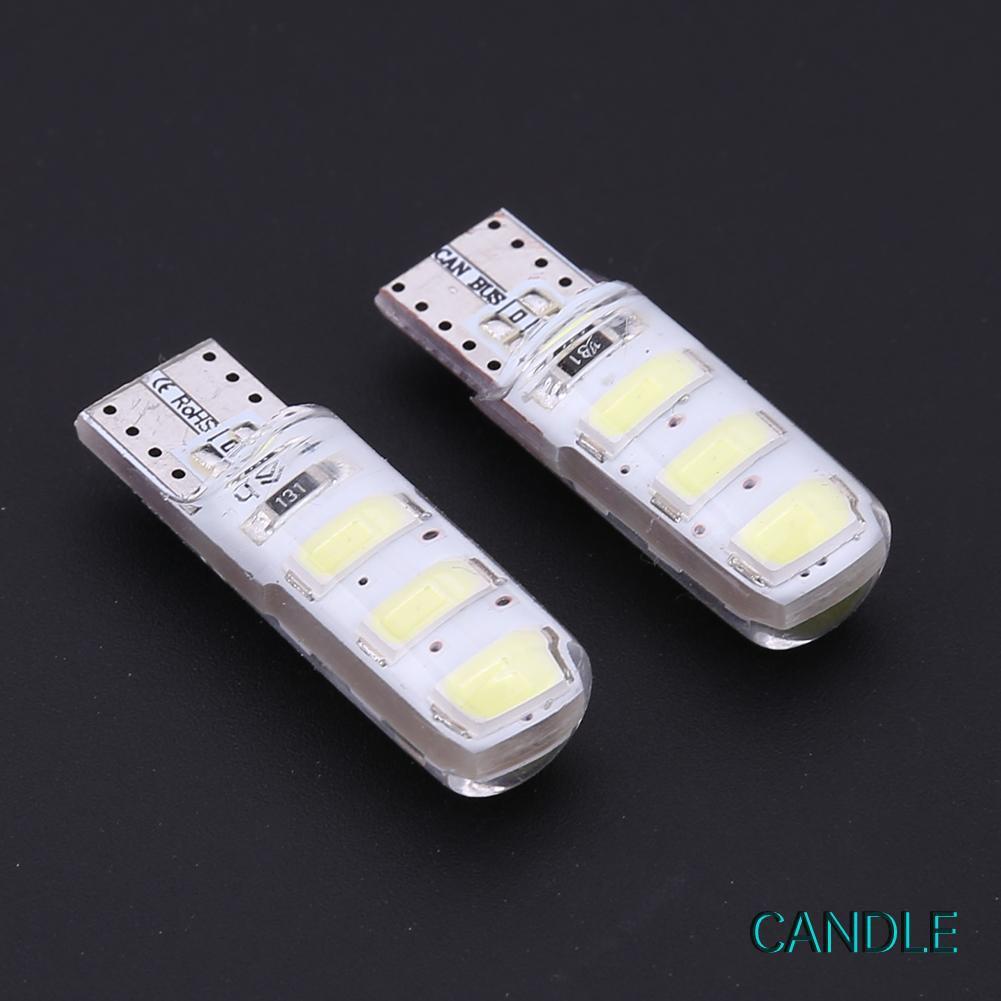 Bộ 10 Đèn Led T10 5630 W5W 6msd Trang Trí Nội Thất Xe Hơi