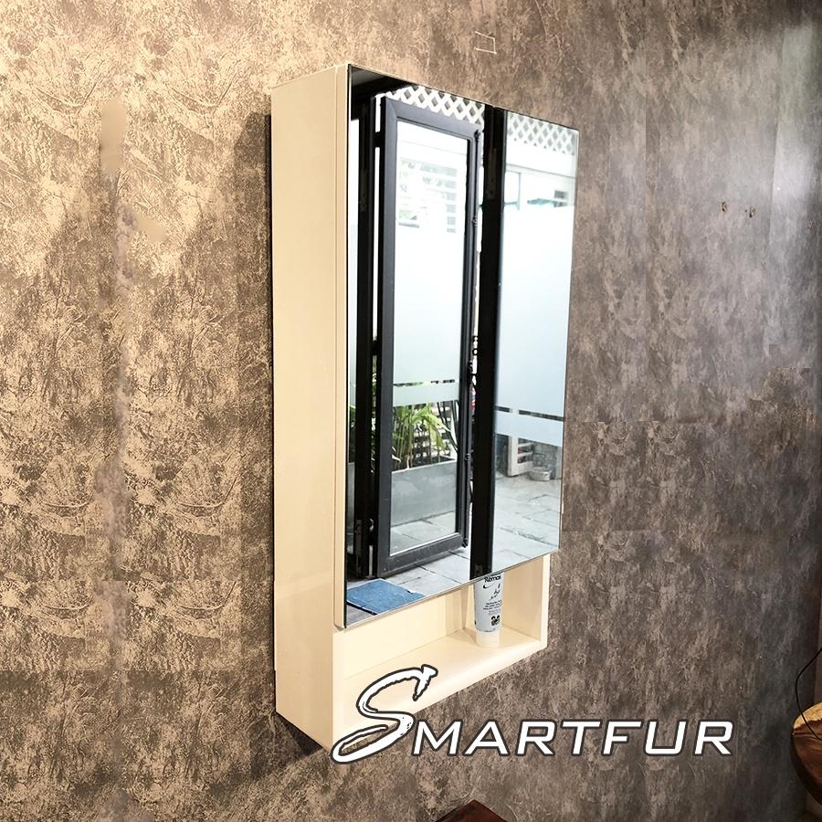 Tủ gương nhà tắm nhựa PVC cao cấp SMF40U KT