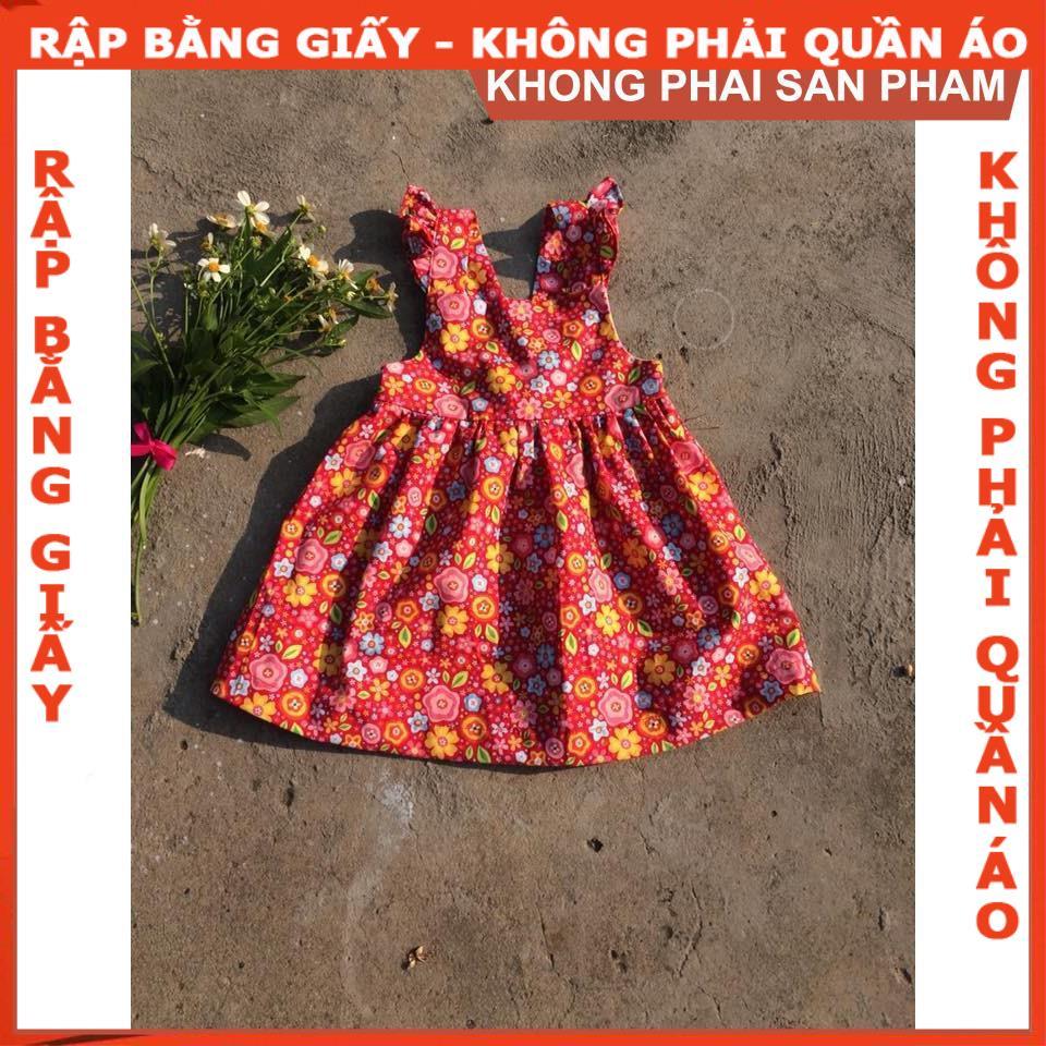Rập đầm hở lưng cho bé - Rập giấy A0 mã R276 (BẢN VẼ)