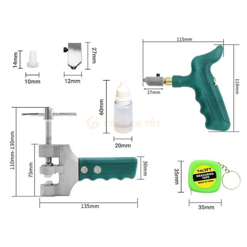 ️FREESHIP️ Bộ dao cắt kính đa năng - Dao cắt gạch men- Bộ dụng cụ bẻ tách gạch kính cao cấp