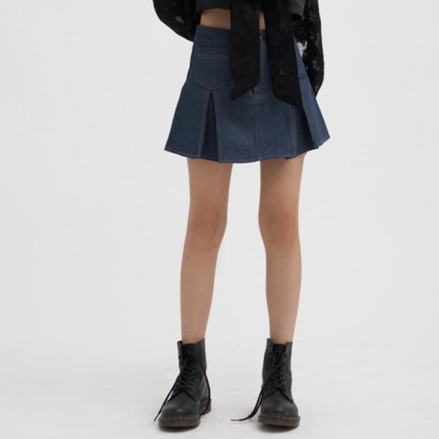 Mini Jean Skirt