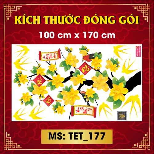 DECAL TRANG TRÍ TẾT 2023 COMBO SỐ 6