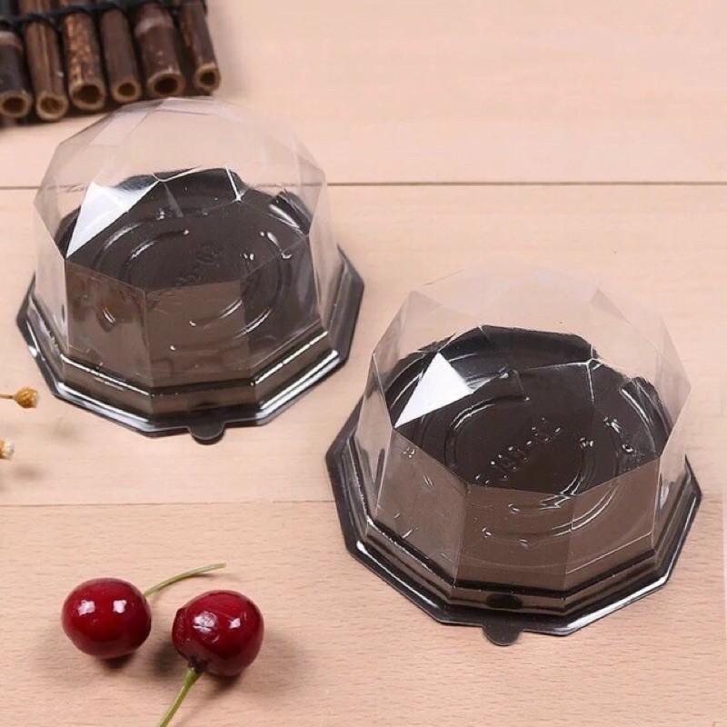 100 Hộp tròn kim cương đựng bánh trung thu
