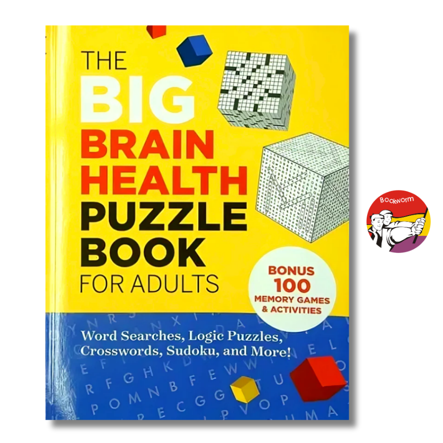 Sách - The Big Brain Health Puzzle Book: Sudoku, Logic Puzzles | Ngoại văn Nhập khẩu / Sách giải trí