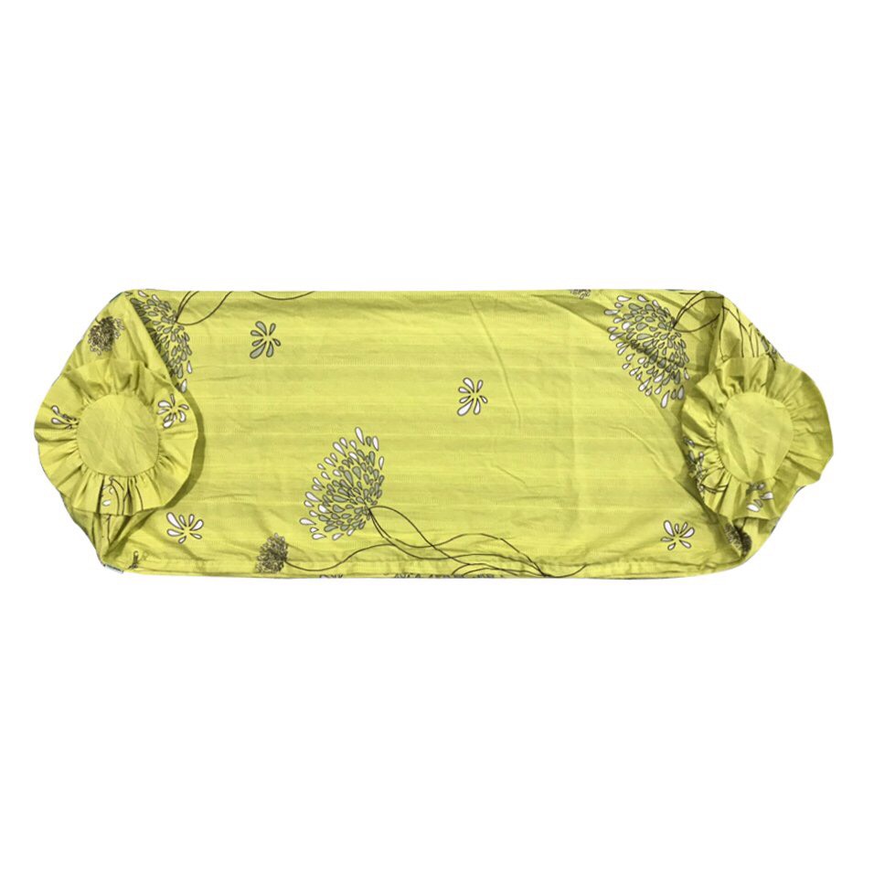 Áo gối ôm dây kéo bèo cotton hoa - Giao màu ngẫu nhiên
