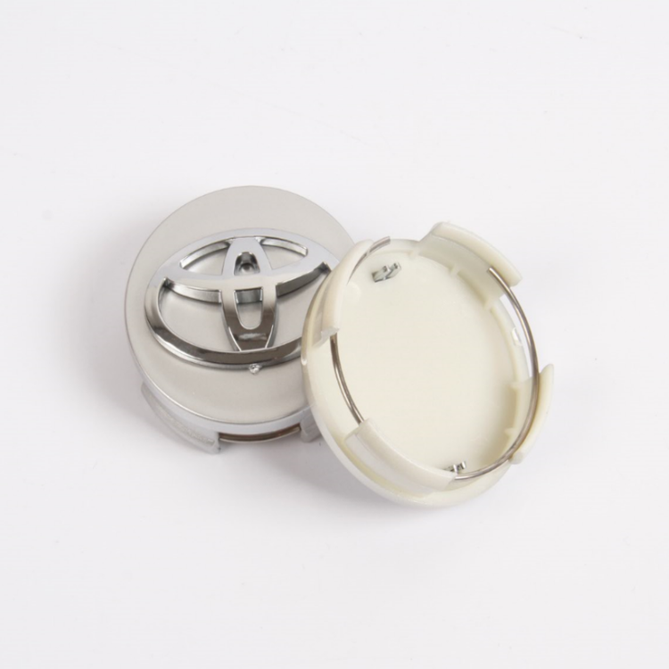 Logo chụp mâm, ốp lazang bánh xe ô tô Toyota đường kính 62mm