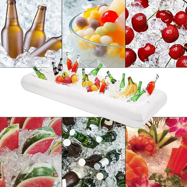 Phao Bơm Hơi Giữ Lạnh Thức Uống Tiệc Hồ Bơi Bàn Ăn Tray Inflatable Float Party