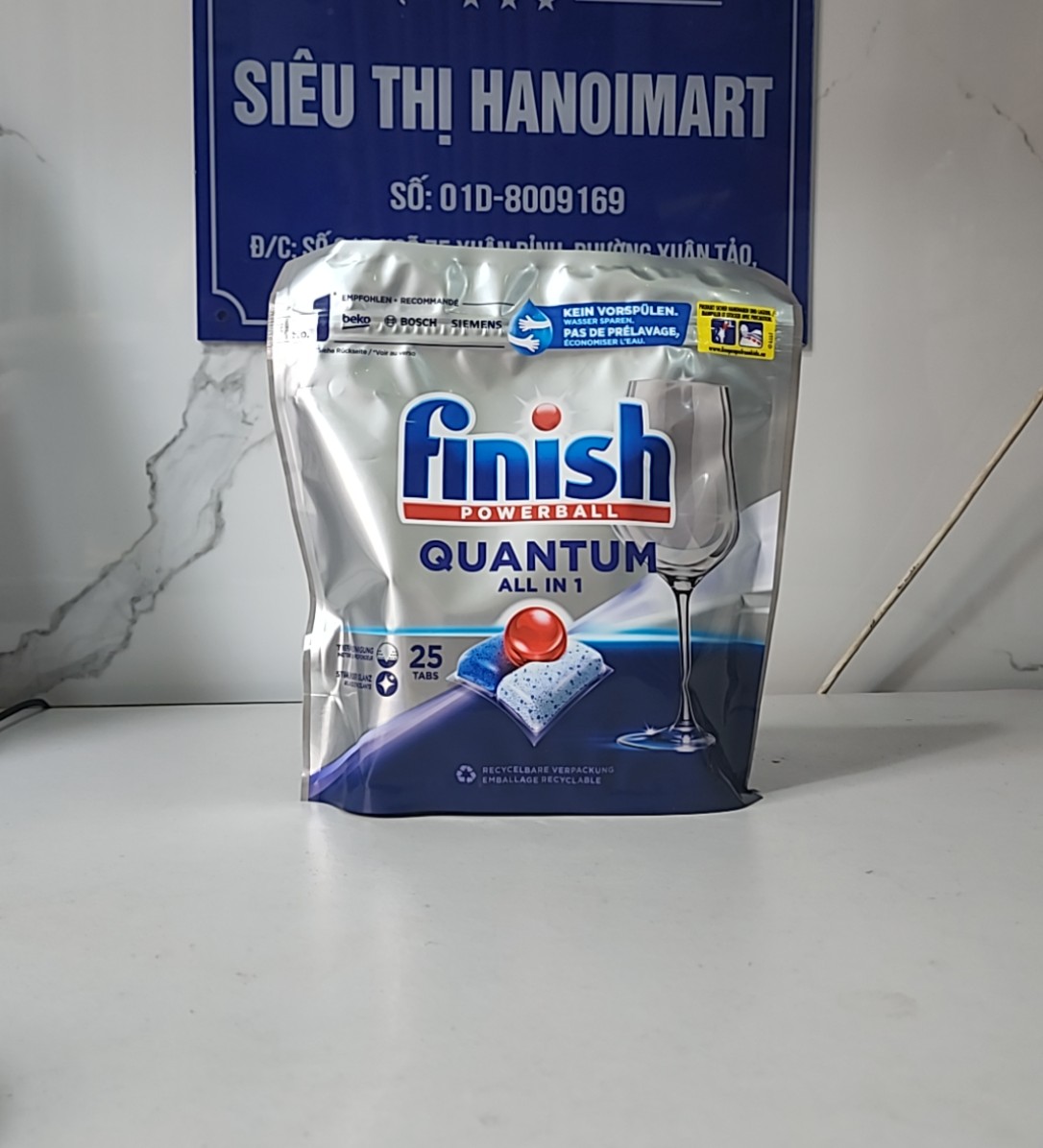 Viên rửa chén bát Finish All In One Max 48 viên dùng cho máy rửa bát chén