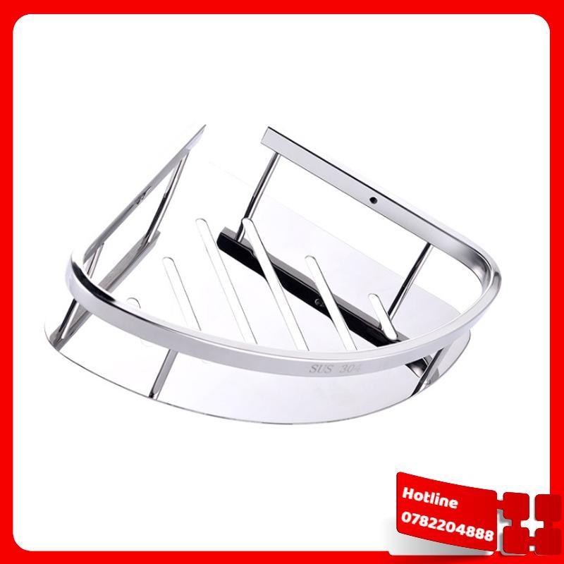 Kệ Treo Góc 2 Tầng Nhà Tắm Cao Cấp Inox 304 - Loại Tốt
