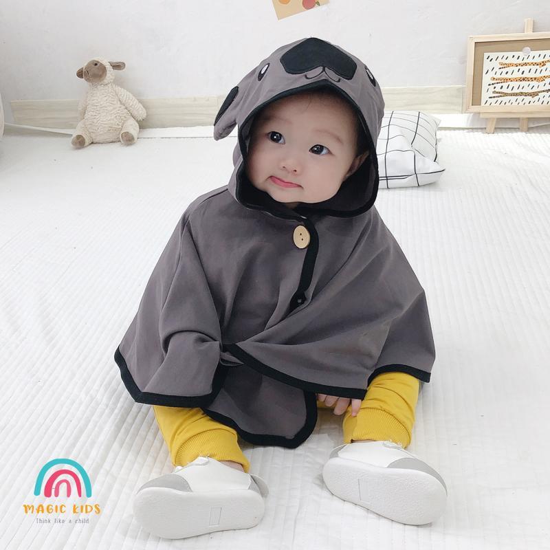 Áo choàng phối mũ hình thú đáng yêu cho bé AO20012 - MAGICKIDS
