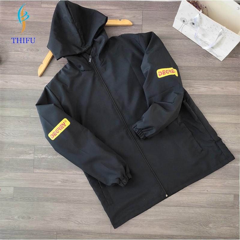 Áo Khoác Dù THIFU FASHION 2 Lớp In Con Cá Sấu Đờ-Rây-Sốp Chống Nắng Tránh Mưa Cho Nam Và Nữ